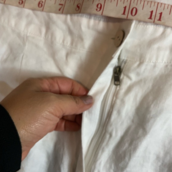 Faherty Ozzy Linen Jumpsuit relaxed leg front button sleeveless romper pants XL - Picture 10 of 14